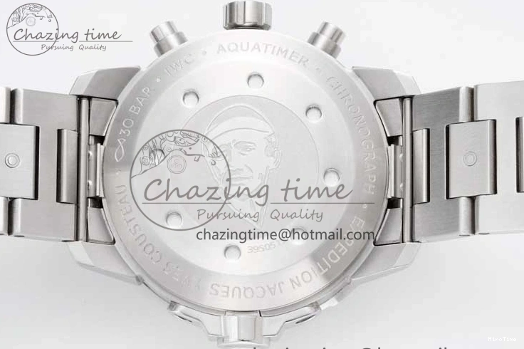 MIROTIME 0302 Aquatimer Chrono SS V6SF 1:1 Best Edition Blue Dial on SS Bracelet A Modern 7032